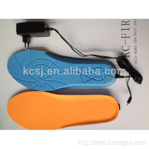 2016 KCFIR KC-BI008 ultra thin 2400mah long working heated insoles for shoes